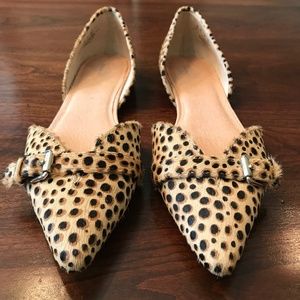 Dr. Scholl’s d’orsay leopard flats